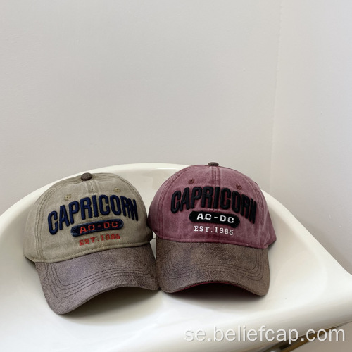 Anpassade Curl Brim Structured Baseball Caps